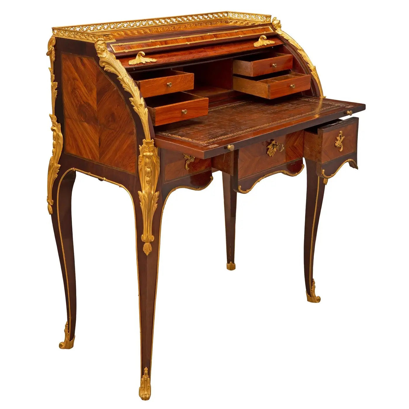 Bureau à Cylindre Francés del Siglo XVIII