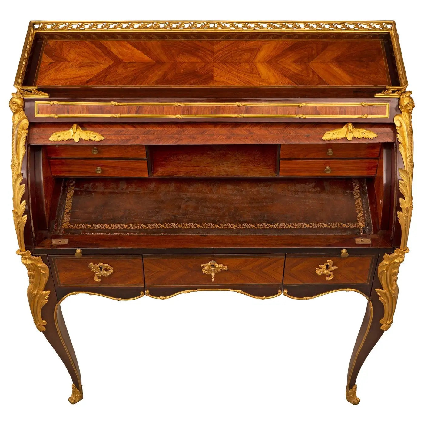 Bureau à Cylindre Francés del Siglo XVIII