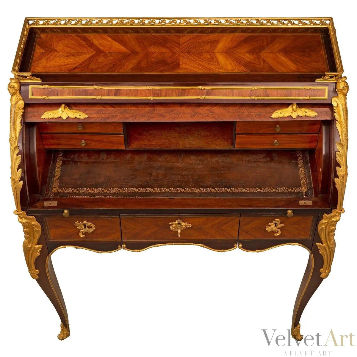 Bureau à Cylindre Francés del Siglo XVIII – vista 6 de 10