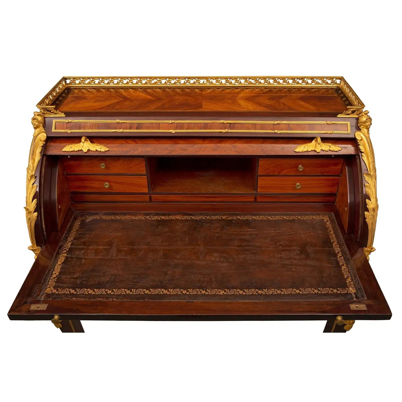 Bureau à Cylindre Francés del Siglo XVIII
