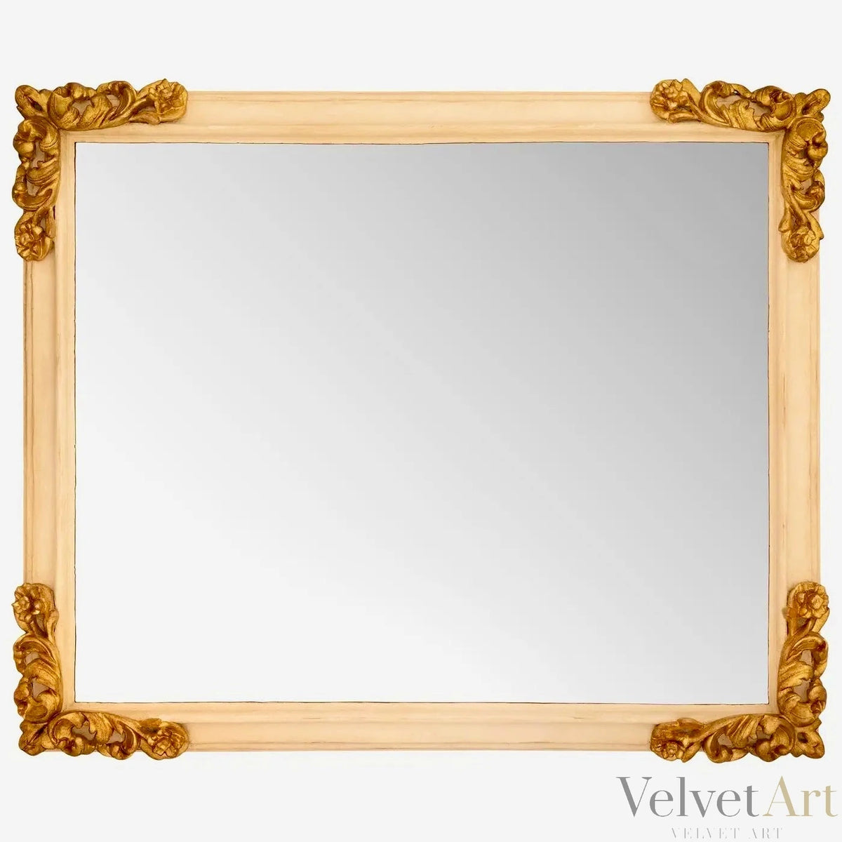 Espejo Dorado Barroco Italiano del Siglo XVIII – Patinado, con Placa Original – vista 3 de 8