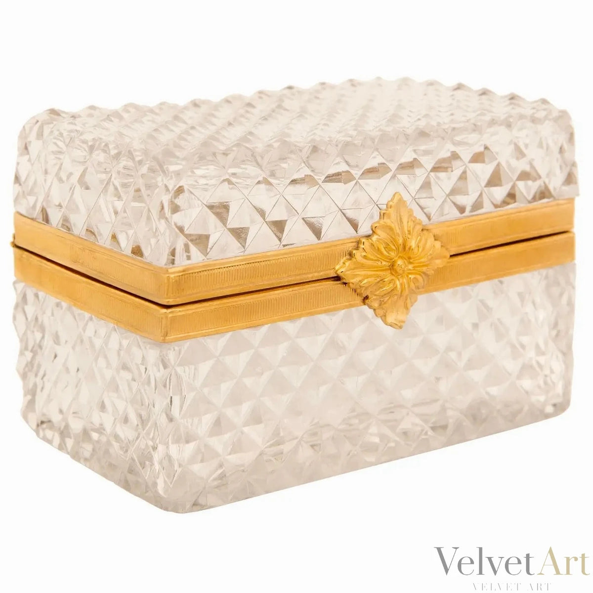 Caja Francesa del Siglo XIX en Cristal de Baccarat y Ormolu, Estilo Luis XVI – vista 4 de 8