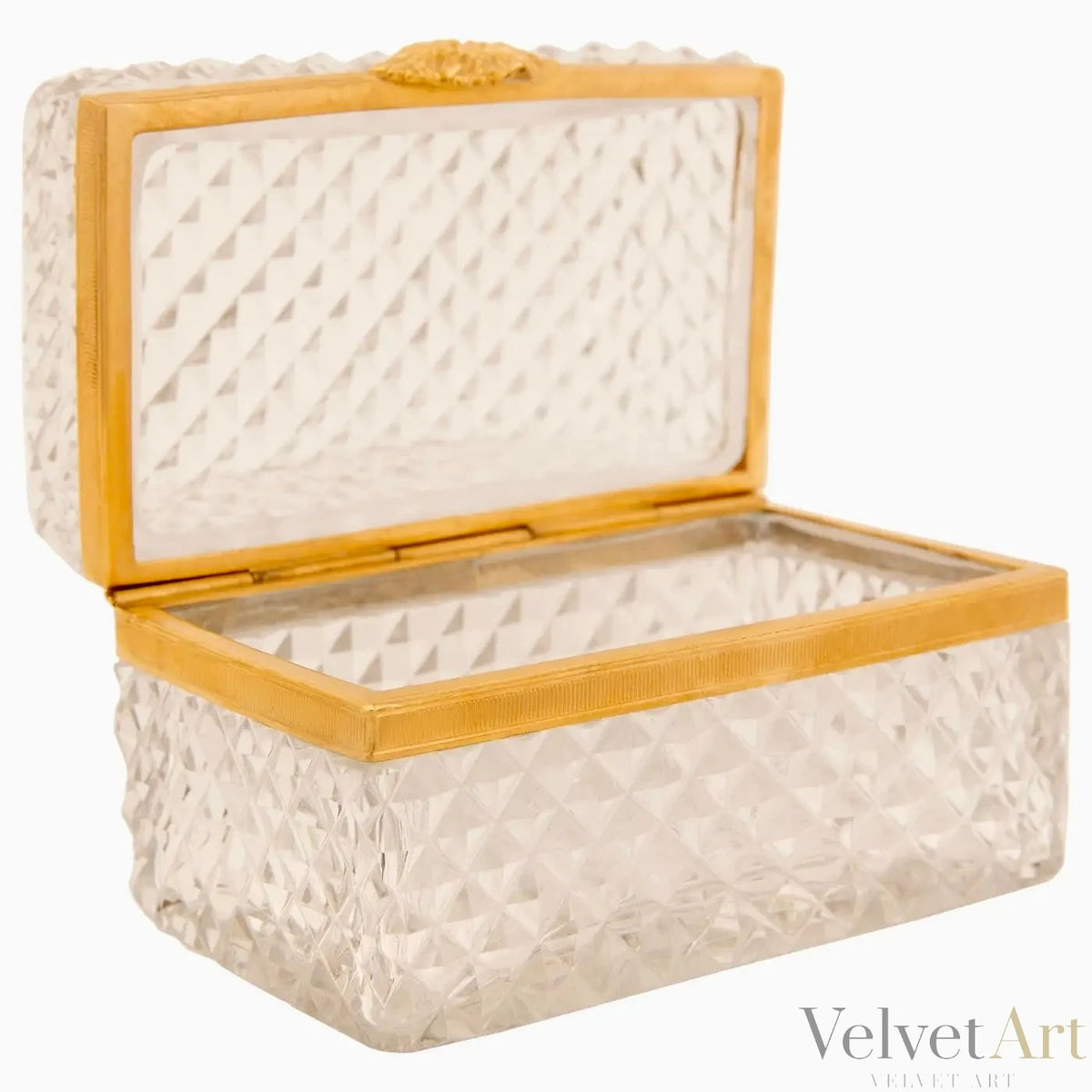 Caja Francesa del Siglo XIX en Cristal de Baccarat y Ormolu, Estilo Luis XVI – vista 3 de 8