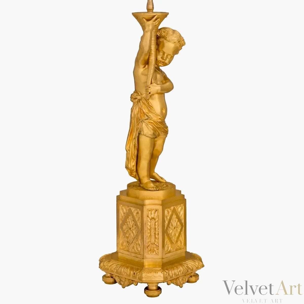 Lámparas Francesas en Ormolu, Estilo Luis XVI, Siglo XIX – vista 3 de 8