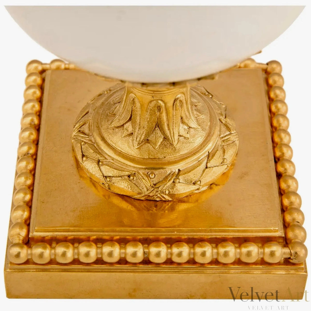 Candelabros Franceses Luis XVI en Ormolu y Mármol de Carrara del siglo XIX – vista 8 de 8