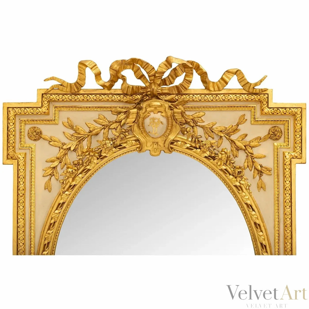 Espejo Francés Dorado Luis XVI del Siglo XIX – vista 3 de 6