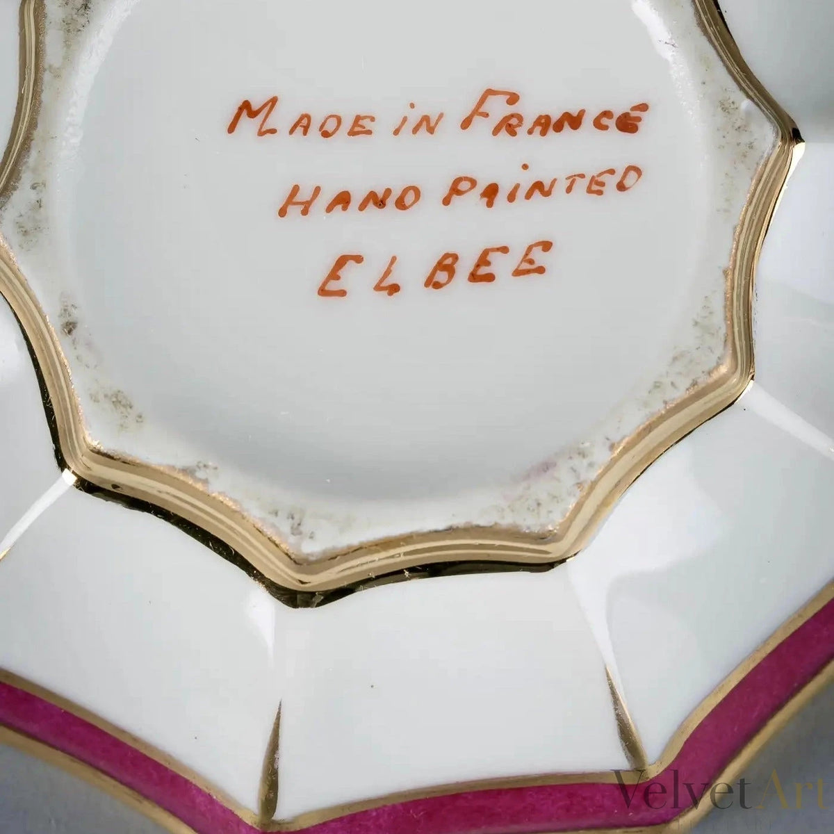 Juego de Tocador Francés Elbee, Porcelana Pintada a Mano, 1900 – vista 6 de 7