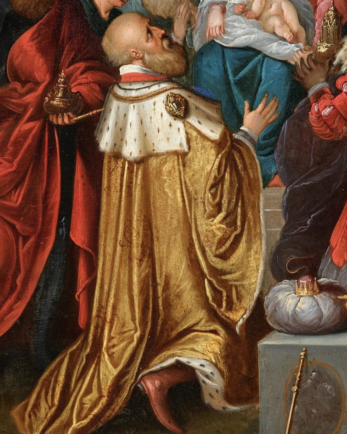 La Adoración de los Reyes Magos | Frans Francken el Joven, 1610 | Escuela de Amberes