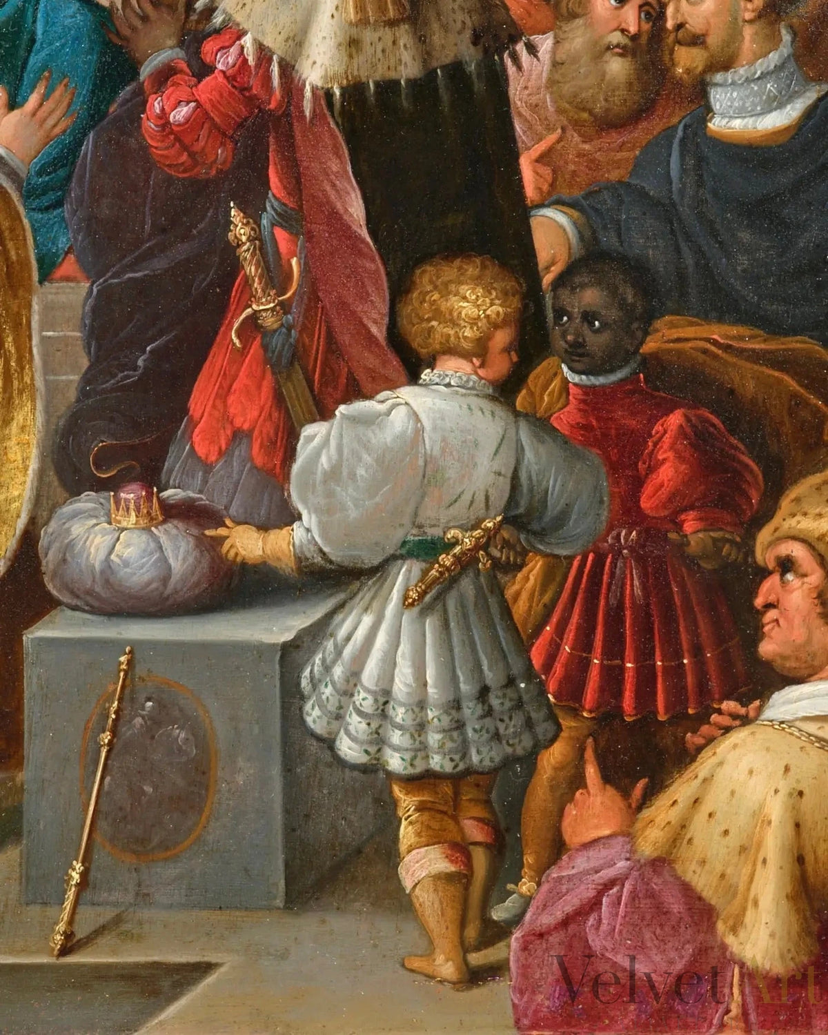 La Adoración de los Reyes Magos, Frans Francken el Joven, 1610, Escuela de Amberes – vista 6 de 10