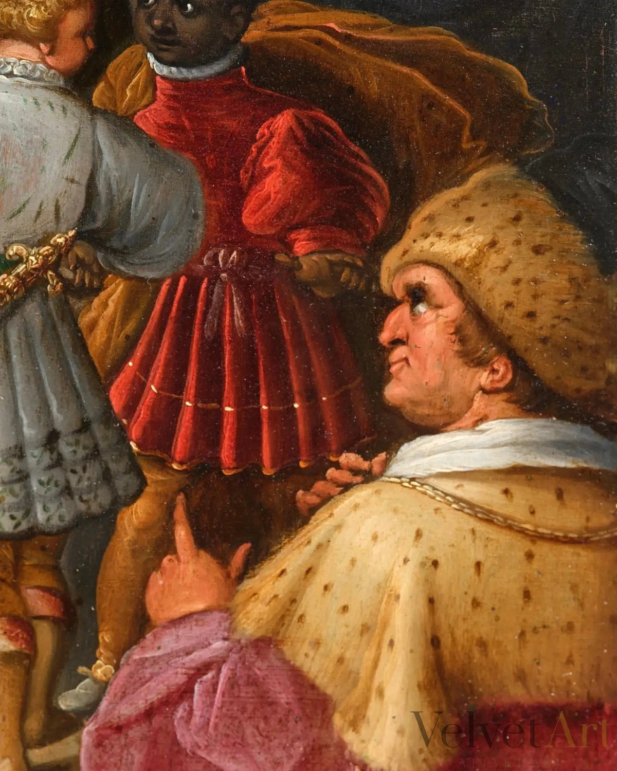 La Adoración de los Reyes Magos, Frans Francken el Joven, 1610, Escuela de Amberes – vista 7 de 10