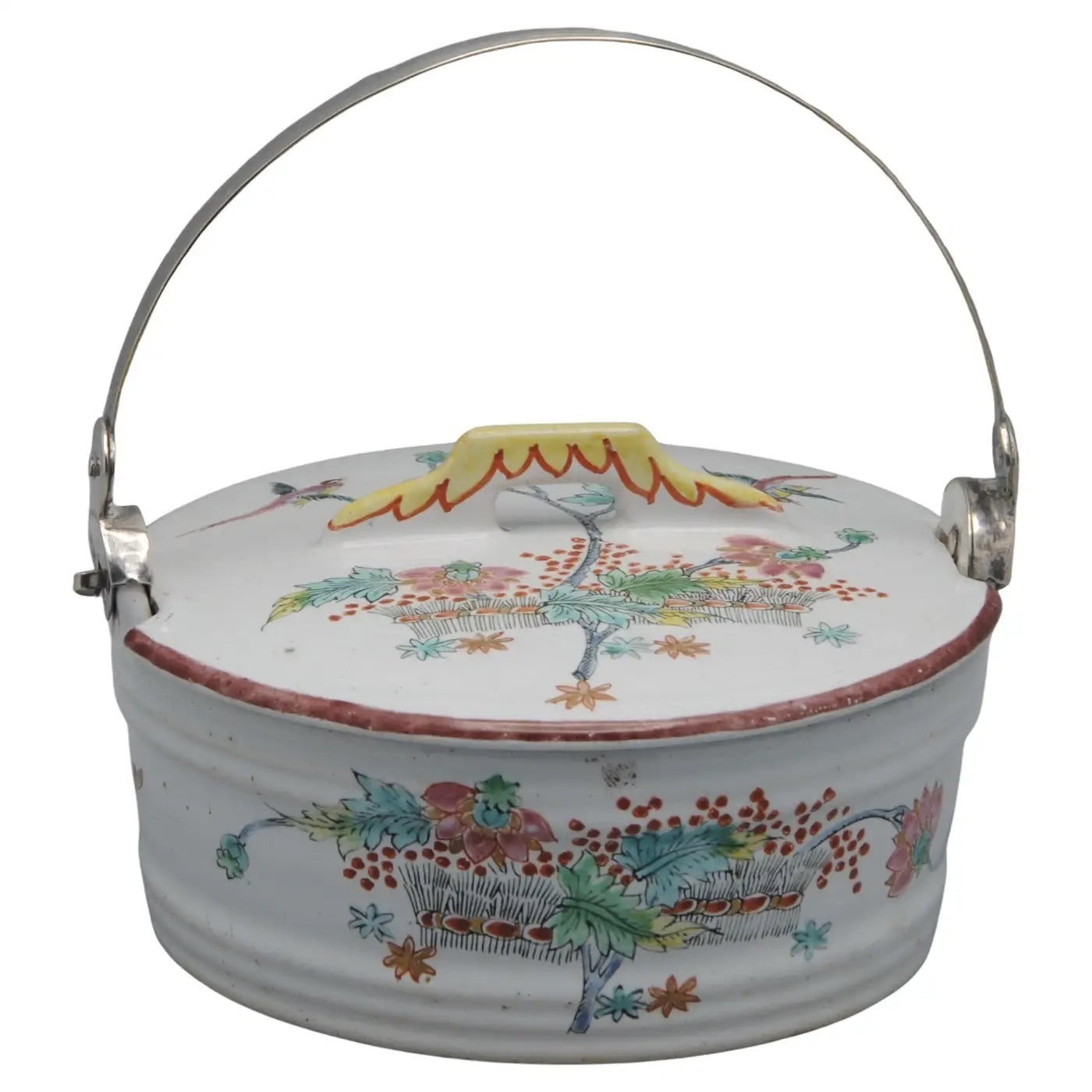 Mantequera Policroma de Delft del Siglo XVIII | Estilo Kakiemon