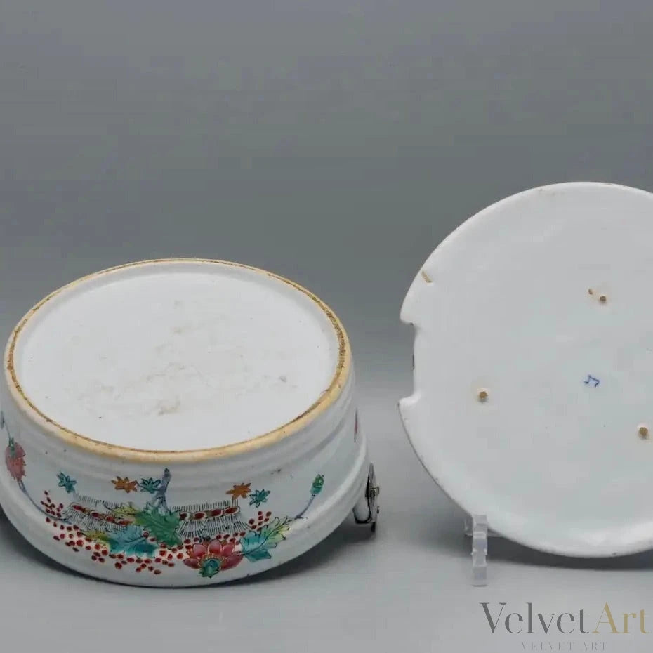 Mantequera Policroma de Delft del Siglo XVIII, Estilo Kakiemon – vista 9 de 9