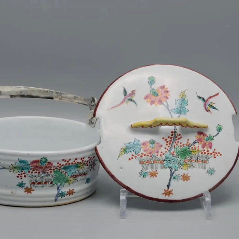 Mantequera Policroma de Delft del Siglo XVIII | Estilo Kakiemon