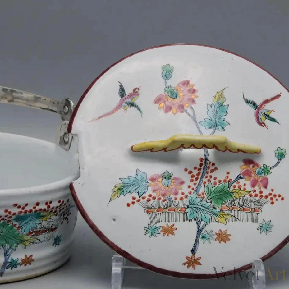 Mantequera Policroma de Delft del Siglo XVIII, Estilo Kakiemon – vista 6 de 9