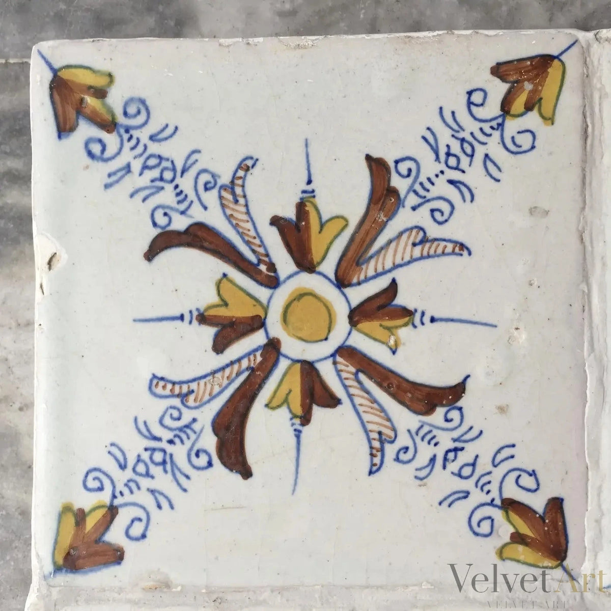 Azulejos Ornamentos de Haarlem (1625–1650) – vista 3 de 4
