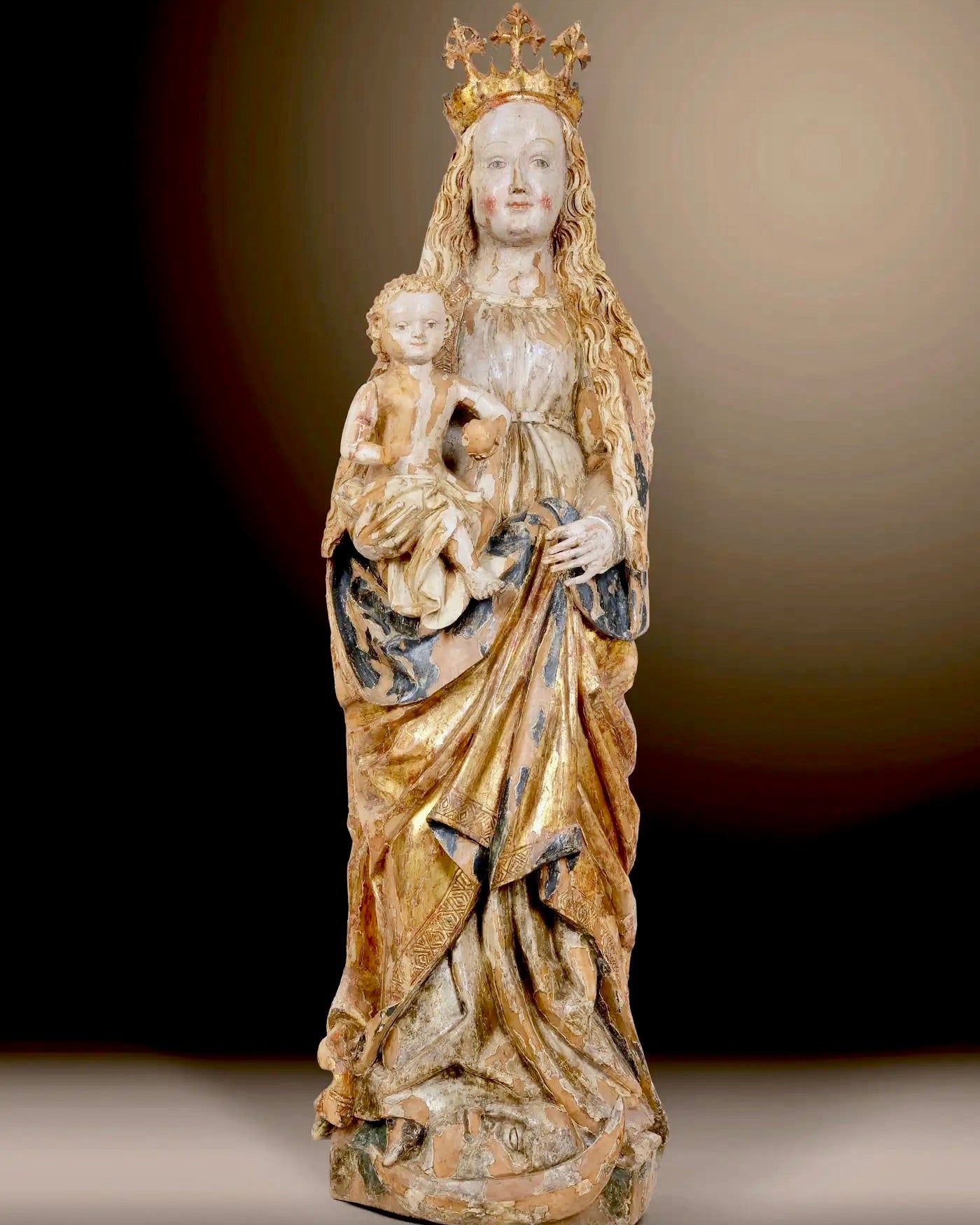 Virgen de Peña de Francia | Escultura en Madera del Siglo XVI