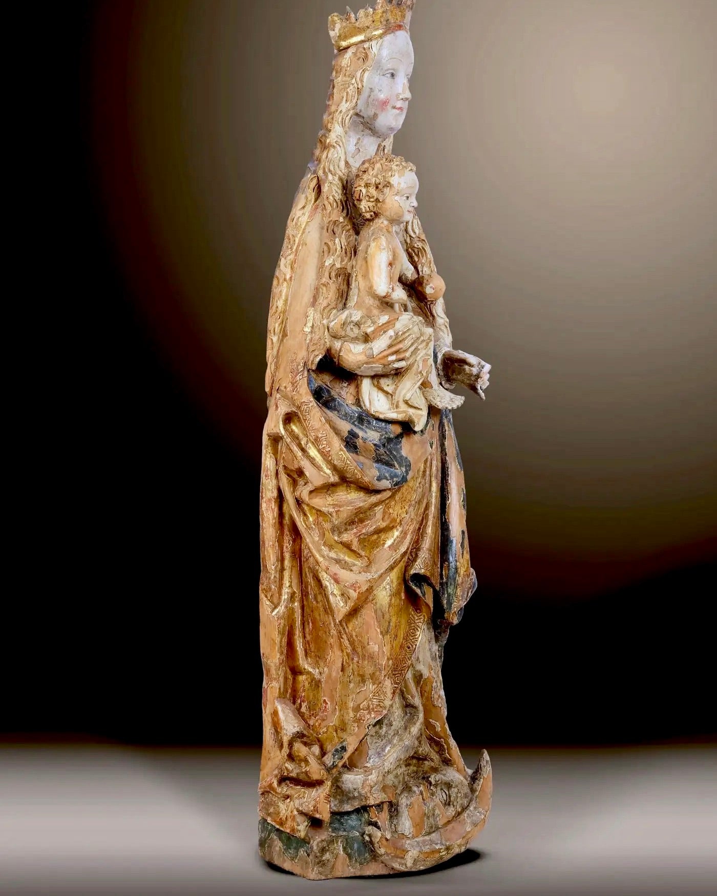Virgen de Peña de Francia | Escultura en Madera del Siglo XVI