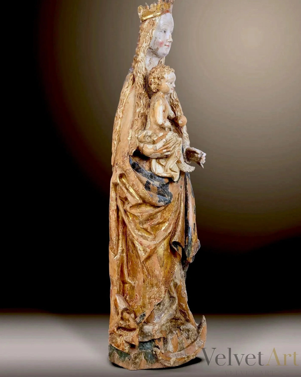 Virgen de Peña de Francia | Escultura en Madera del Siglo XVI