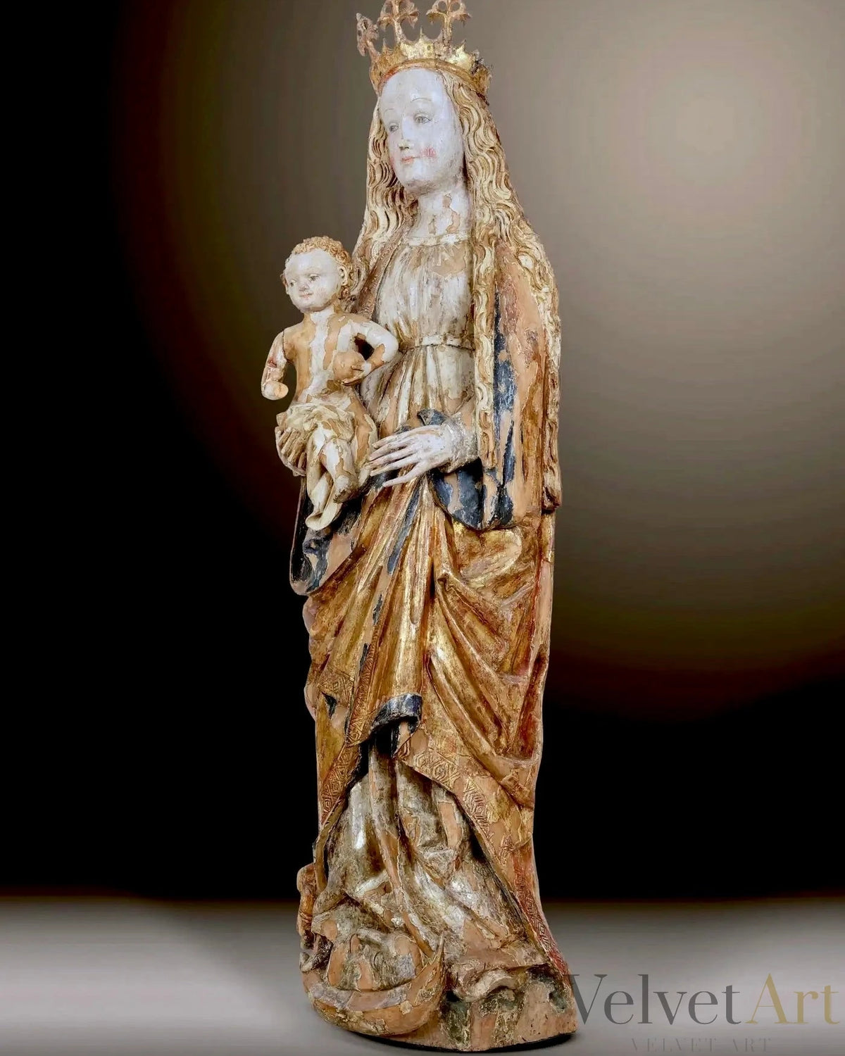 Virgen de Peña de Francia | Escultura en Madera del Siglo XVI