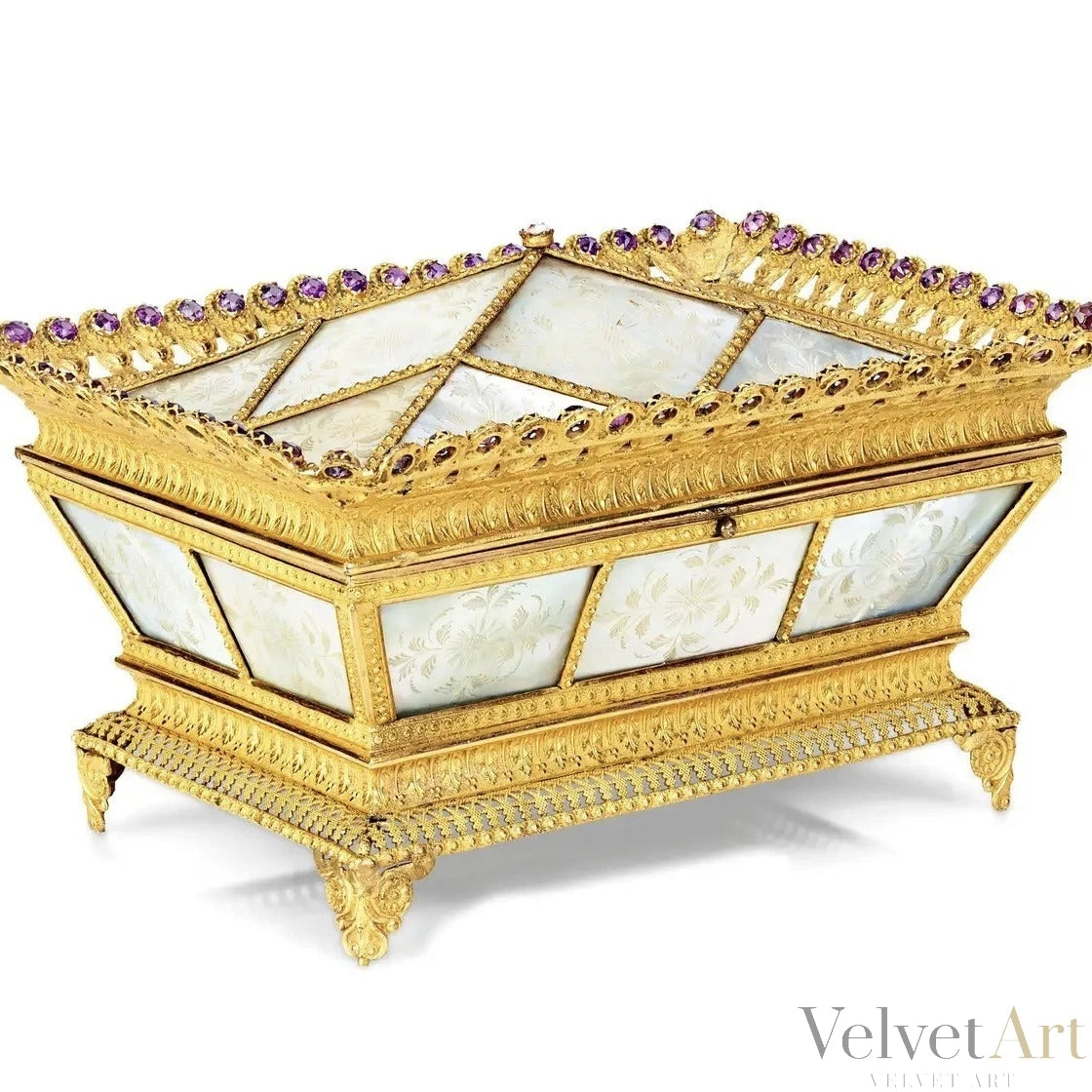 Costurero Palais Royal en Nácar y Bronce Dorado: El París del Siglo XIX – vista 4 de 6