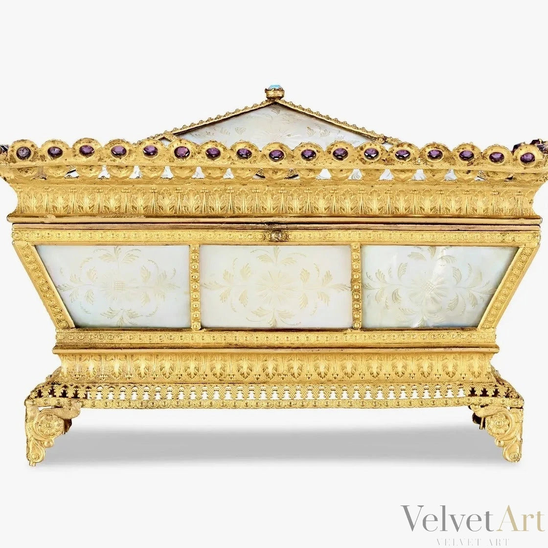 Costurero Palais Royal en Nácar y Bronce Dorado: El París del Siglo XIX – vista 3 de 6
