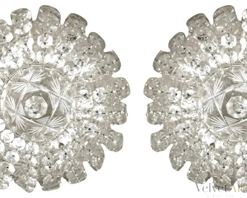 Lámparas Francesas Estilo Baccarat Art Deco 1920