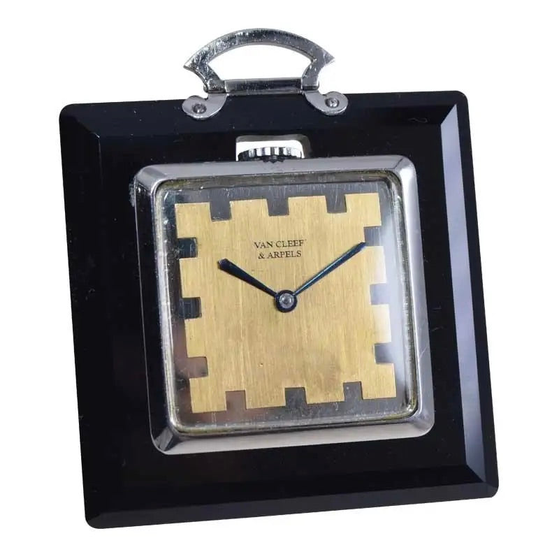 Reloj Van Cleef & Arpels de Bolsillo Art Deco de 1930