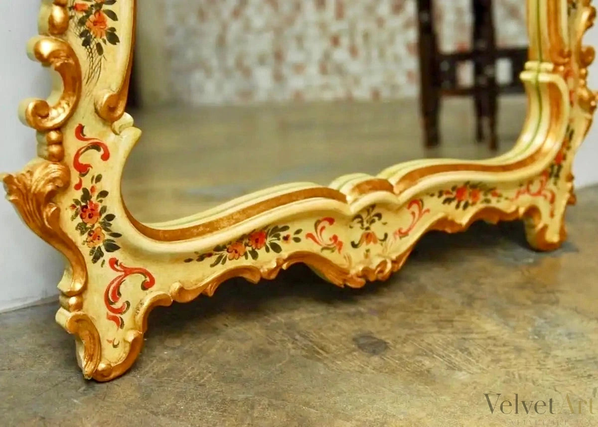 Espejo Chinoiserie Veneciano Lacado, Italia, 1970 – vista 7 de 9