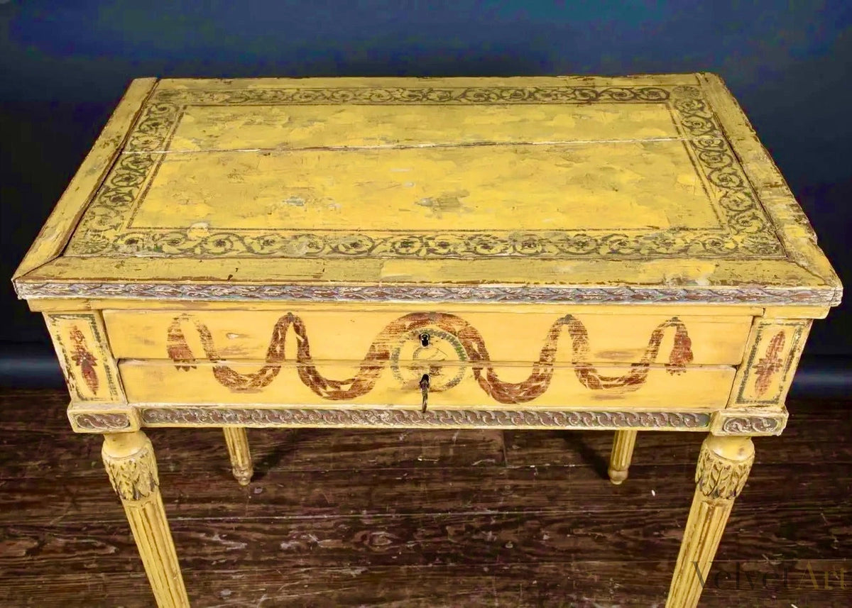 Mesa Estilo Luis XVI Pintada a Mano, Italia Siglo XVIII – vista 3 de 6