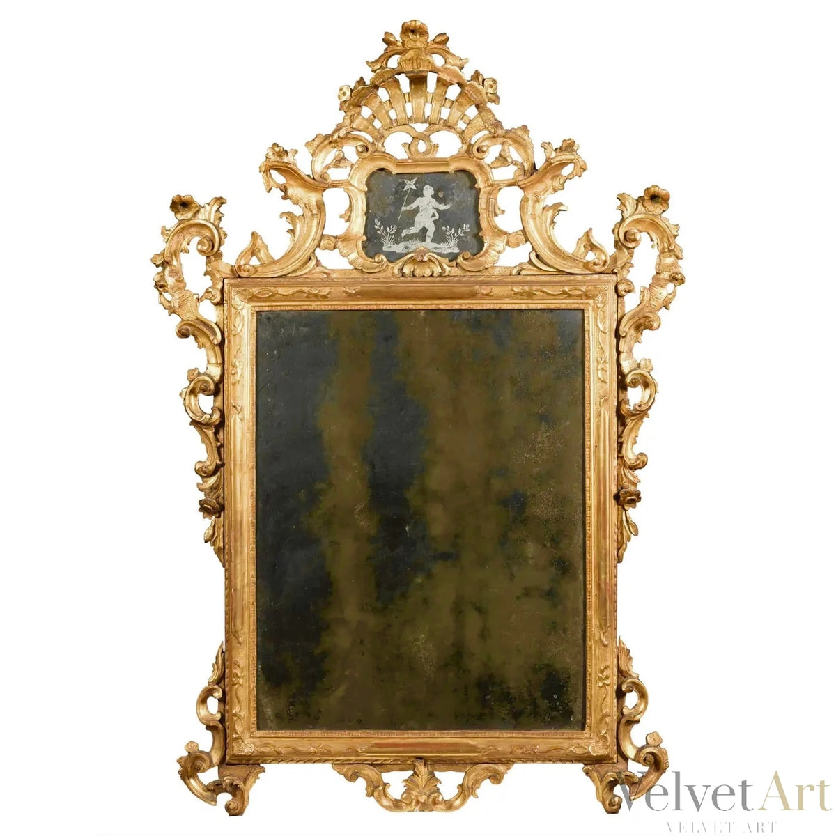 Espejo Veneciano Grabado del Siglo XVII
