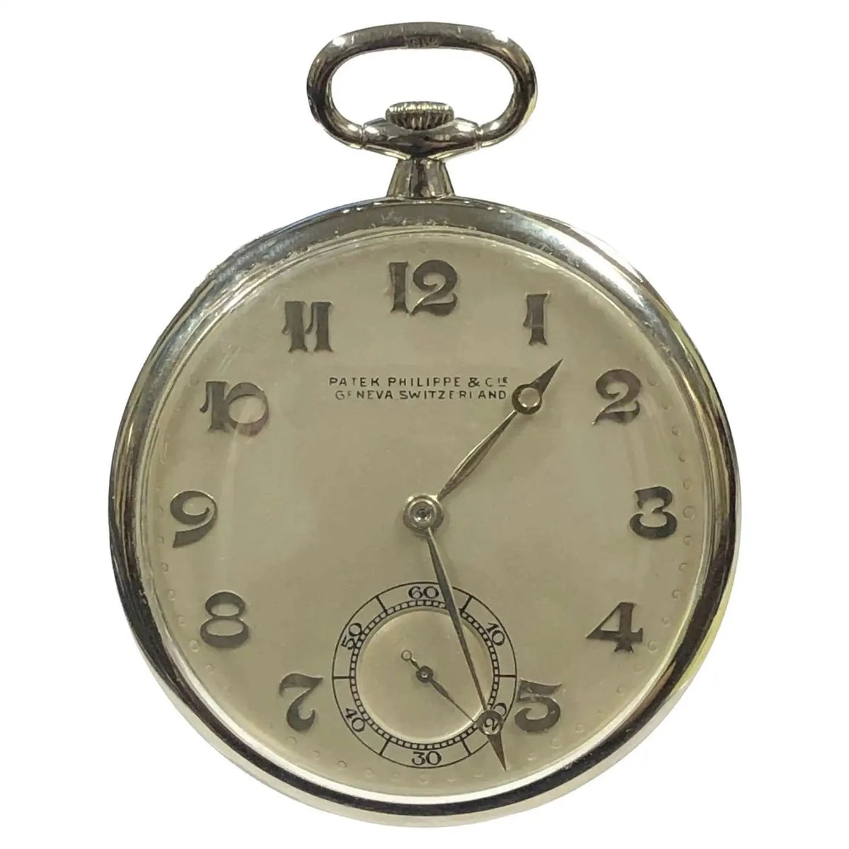 Patek Philippe Años 20 | Reloj de Bolsillo de Oro Blanco