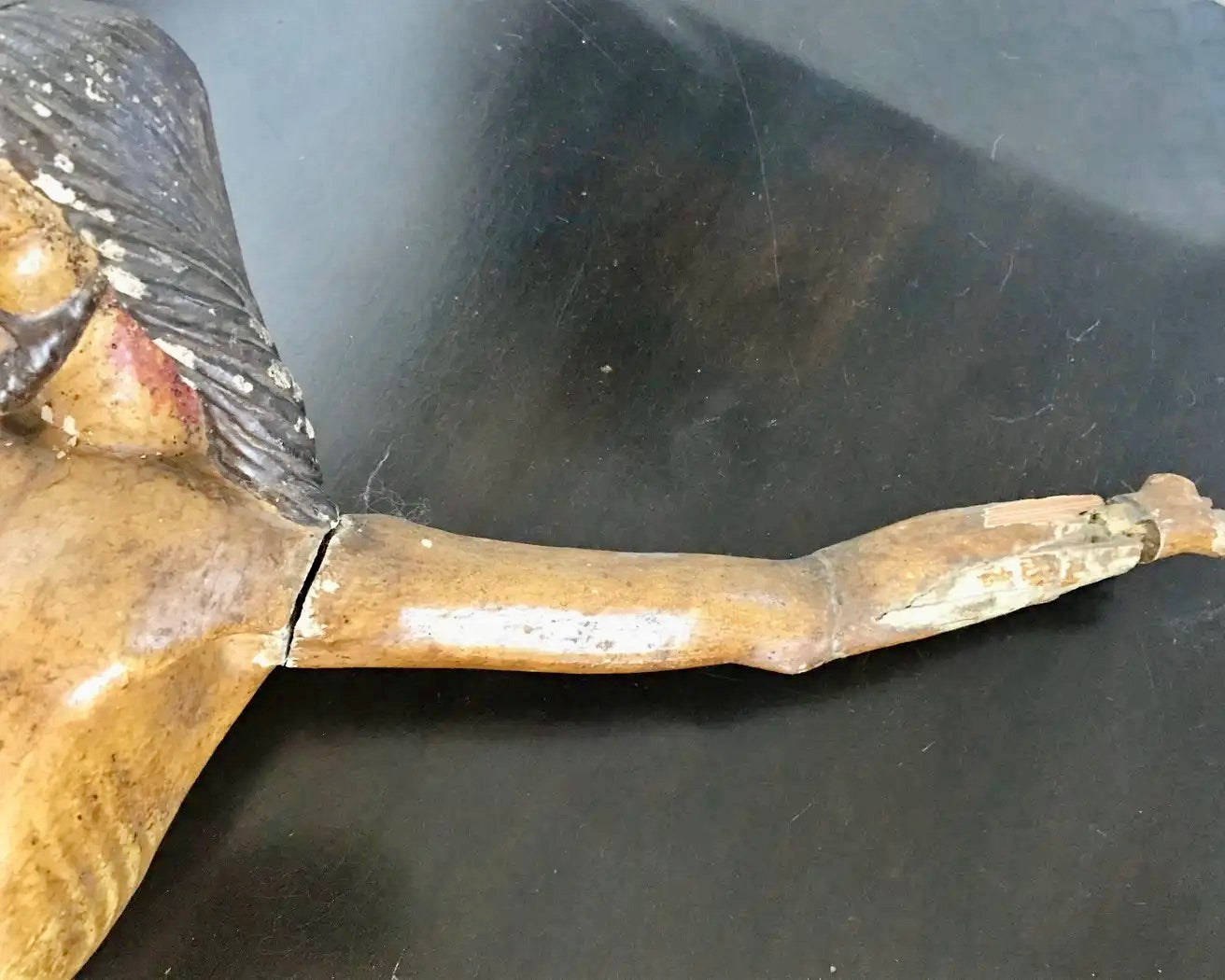 Cristo Crucificado en Madera Tallada, España, 1780