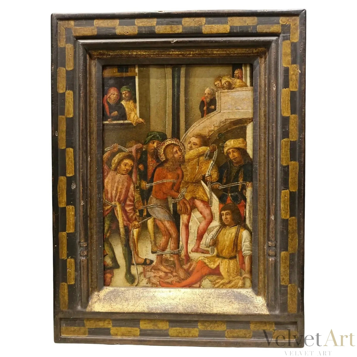La Pasión de Cristo, Témpera sobre Tabla, Pintura Veneciana, Siglo XV