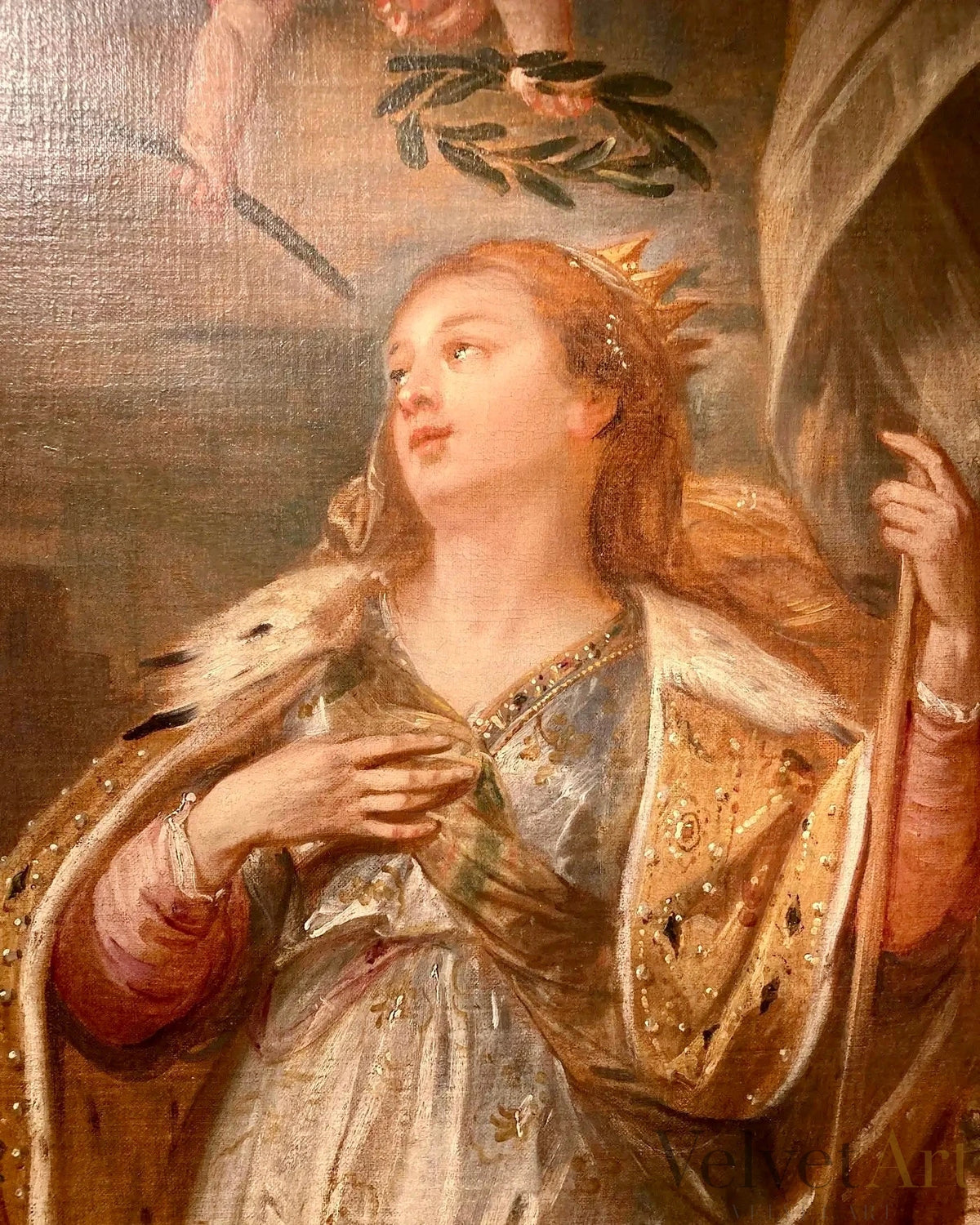 Johann Boeckhorst (Münster, 1604 – Amberes, 1668) Rubens, Santa Úrsula, Óleo sobre Lienzo – vista 5 de 5