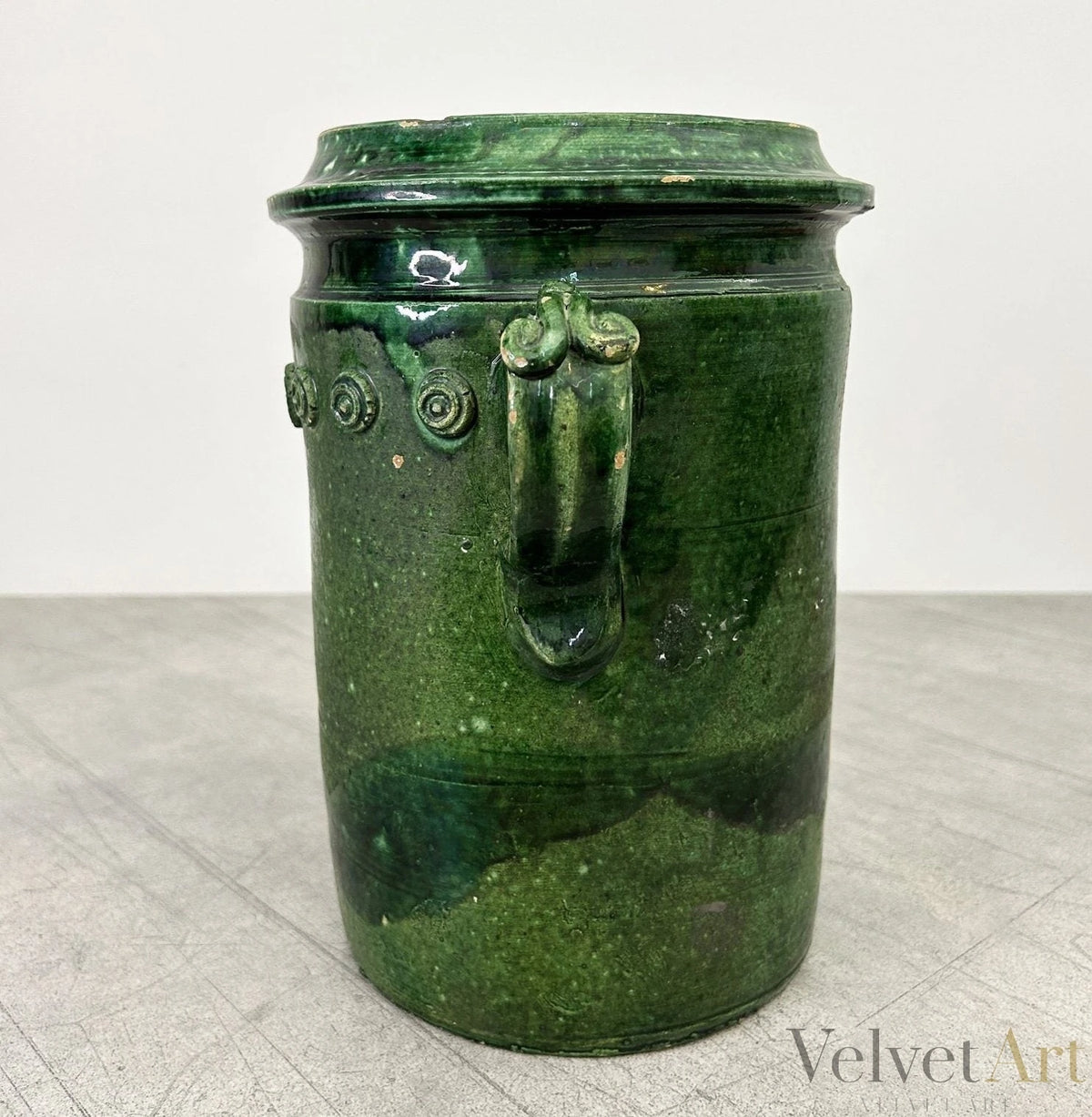 Maceta antigua de cerámica italiana – vista 5 de 5