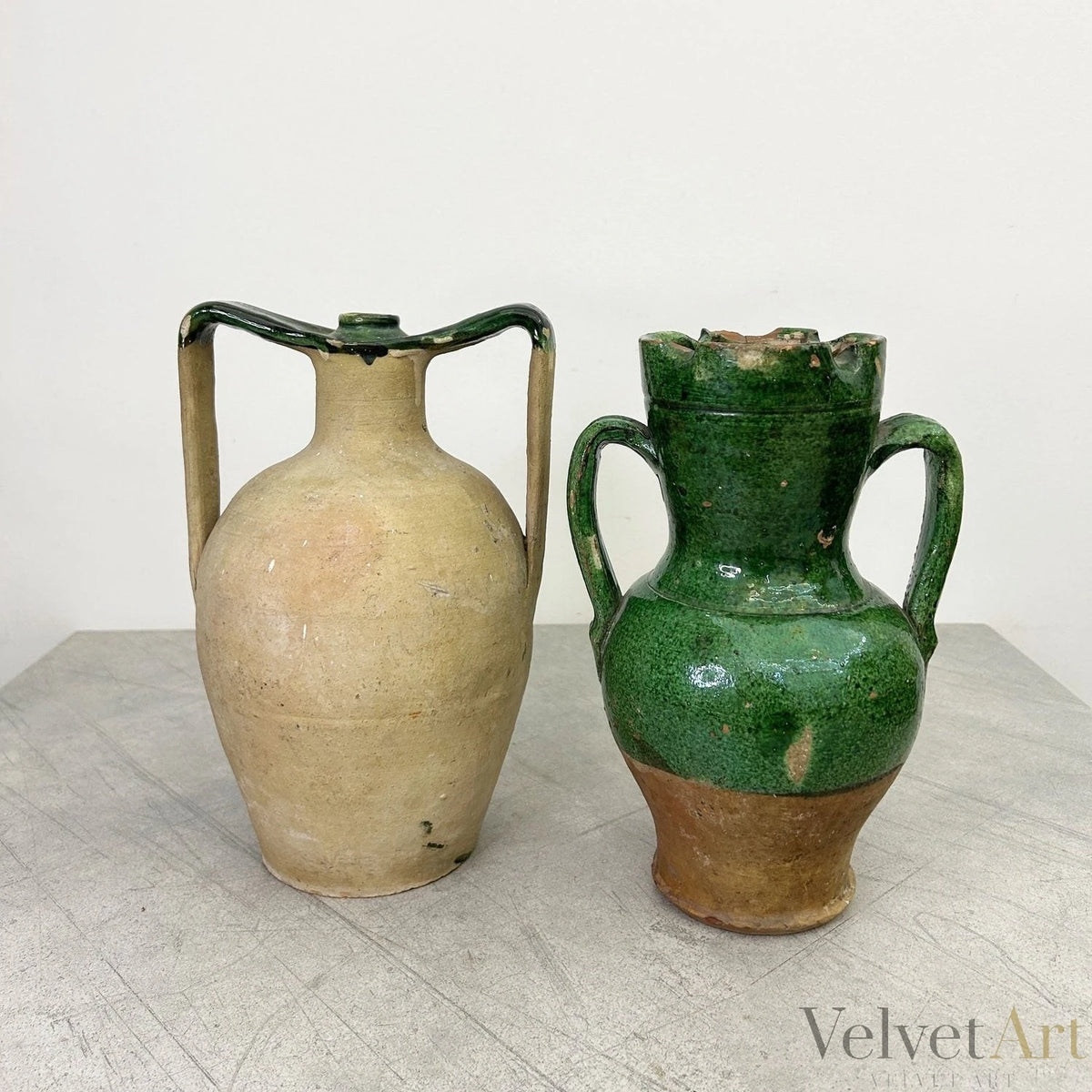 Jarrón ceremonial verde antiguo con pájaro – vista 6 de 6