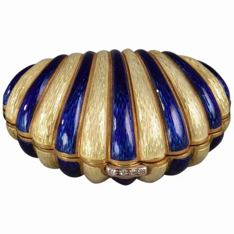 Bolso de Oro y Esmalte con Diamantes, 1920