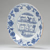 Plato de Porcelana China Ming | Casa Europea, 1635-1650