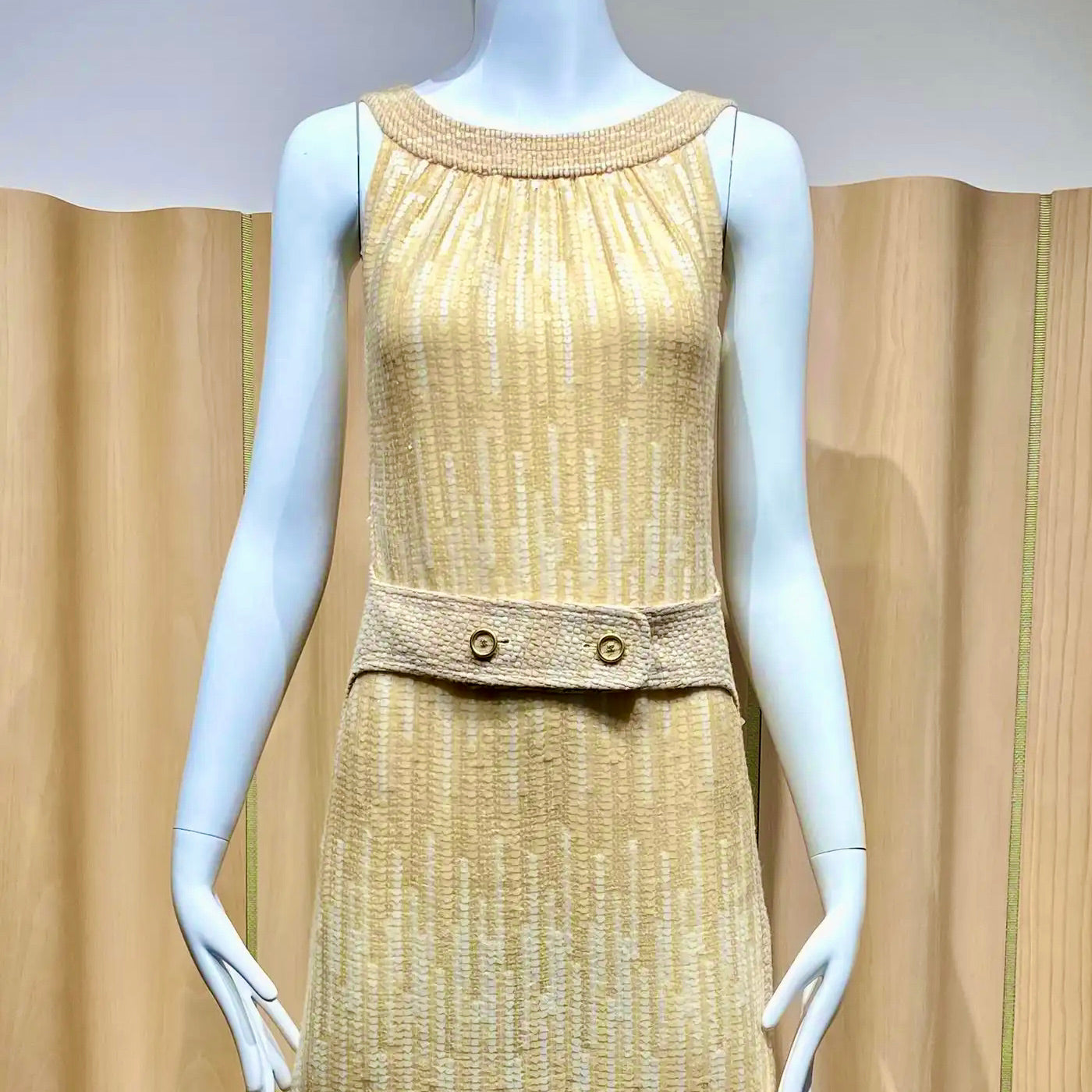 Vestido y Abrigo de Chanel de Tweed  | Karl Lagerfeld, Año 2000