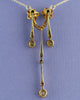 Colgante Doble Eduardiano de Diamantes, Oro y Platino | Reino Unido, 1910