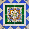 Panel Morisco del Siglo XVI | Azulejos Islámicos de Gran Detalle
