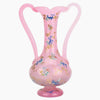 Jarrón de Cristal de Moser Esmaltado de Ópalo Bohemio, 1860