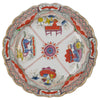 Plato Coalport de Porcelana “Dragón en Compartimento”, 1800