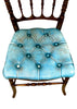 Sillas con tapicería azul | Estilo Napoleón III | Siglo XIX