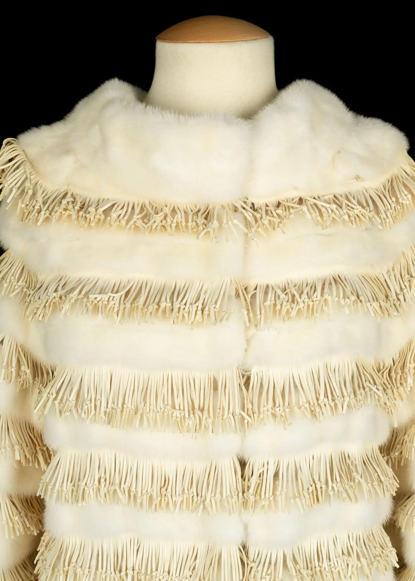 Abrigo Dior de Visón Blanco | Colección Año 2000