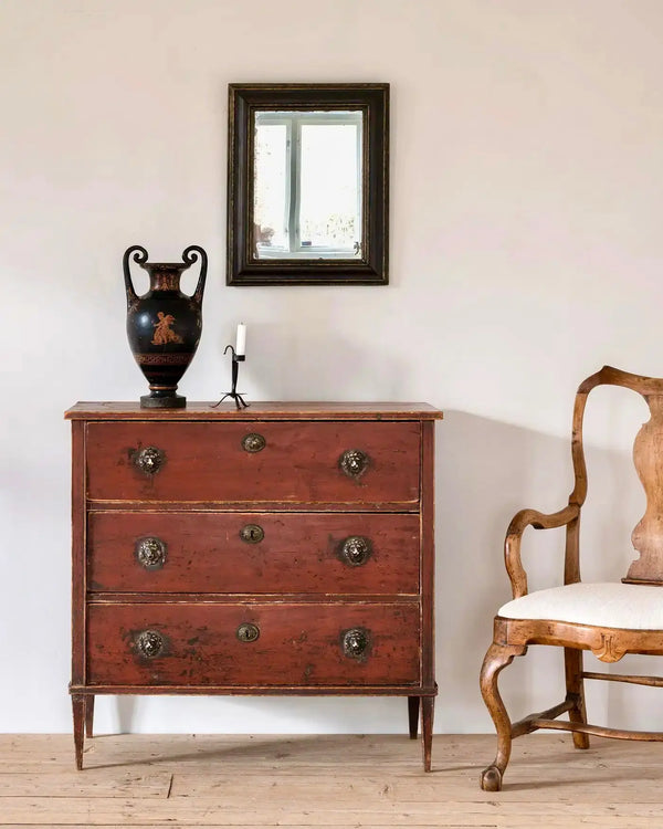 Cómoda con Escritorio Desplegable | Estilo Gustaviano | Suecia |1790