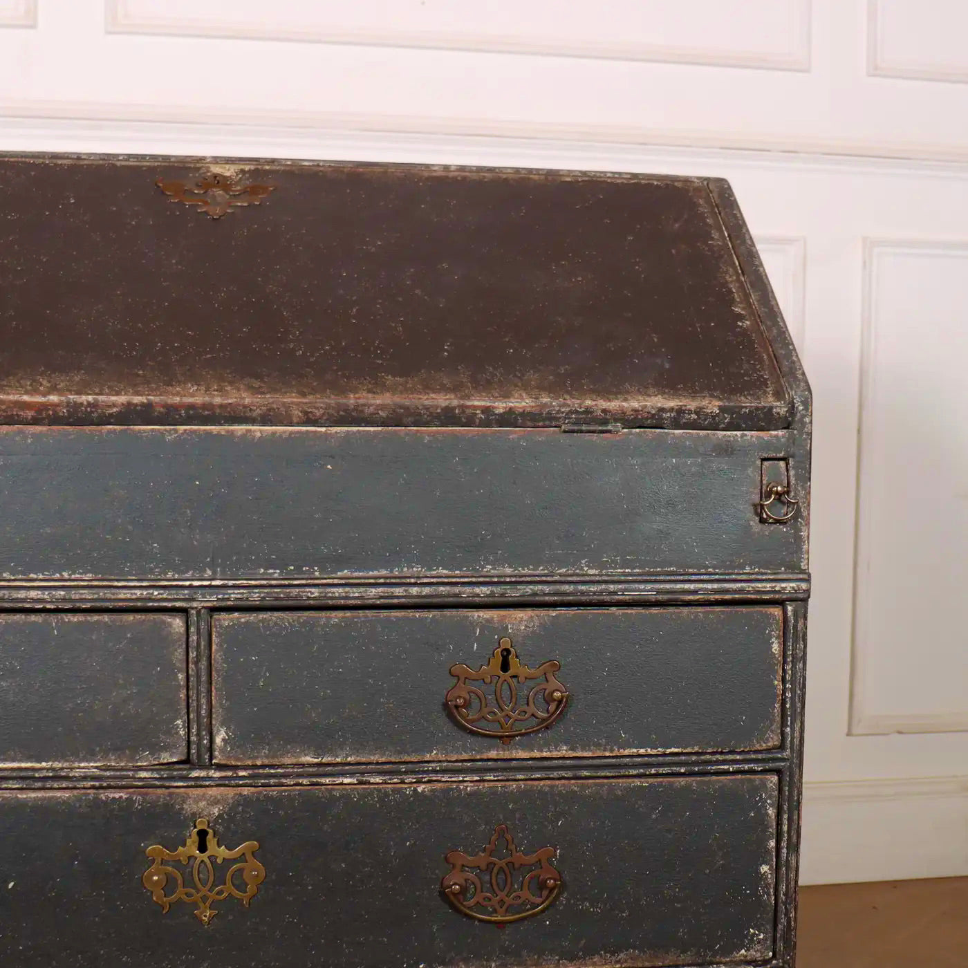 Buró de Roble Pintado | Estilo Jorge III | Inglaterra, 1760