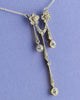 Colgante Doble Eduardiano de Diamantes, Oro y Platino | Reino Unido, 1910