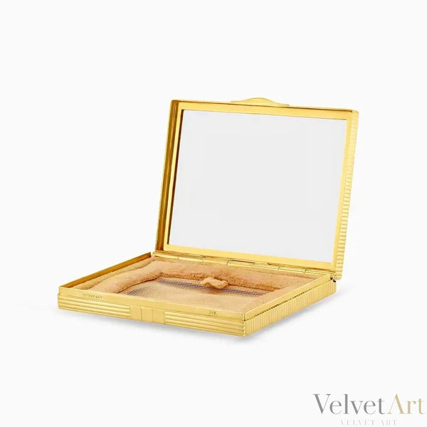 Tiffany & Co Caja de Maquillaje de Oro Años 20