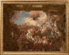 Louis Chéron | Bocetos al Óleo del Siglo XVIII para un Interior Barroco, 1710
